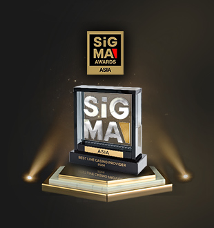 "Best Live Casino Provider" no SiGMA Asia Awards