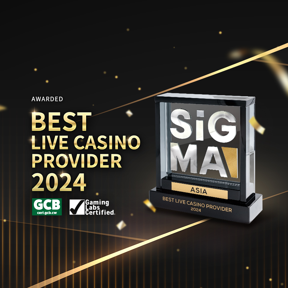 “Melhor Provedor de Jogos de Casino ao Vivo” nos Prémios SiGMA Asia 2024